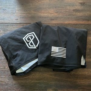 1 PAIR OF BORN PRIMITIVE BLACK DEFENDER SHORTS